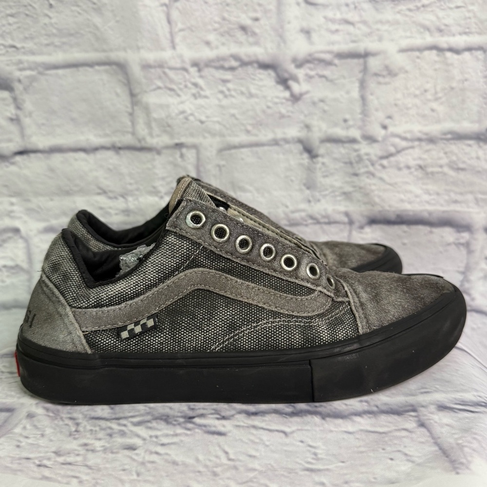 Quasi x Vans Skate‎ Old Skool Distressed Shoes in Asphalt Men's 6.5